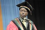Acting DVC for the College of Humanities addresses the audience at the UKZN graduation in PMB