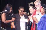 Blind Student Zandile Thabethe graduates with her Bachelor of Social Science degree