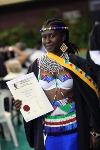 Thandeka Thabisile Kubheka dressed for the occassion