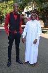 Andile Langa and Lindelani Ndlela at graduation