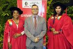 Dean of Health Sciences congratulates his PhD students