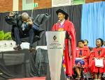 It was a moment of jubilation for Mr Lessly Masiza Majola who graduated with a Postgraduate Certificate in Education
