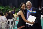 Mr Julian Gerald Thompson with UKZN Staffer Sylvia Danster (1)