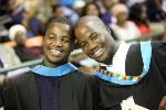 Twins Parrol and Penuel Adam graduate with their Bachelors degree in Community Development