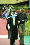 Blind student Mr Lance Ross graduates with his Bachelor of Social Sciences Honours degree