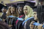 Excited graduates