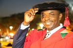 Dr Lifeas Kapofu celebrates getting his PhD in Education