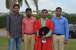 Suryanarayana Maddila graduates with his PhD in Chemistry