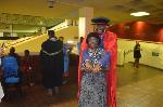 Mpho Namane and his mom