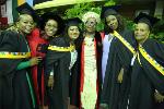 Dr Fayth Ruffin with her students