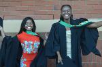BSc graduands, Tholinhlahla Zondi and Nokulunga Mkhize, get their BSc degrees