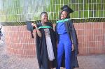 Nonala Khumalo and Muriel Mbhoni get their BSc Agriculture degree