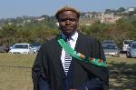 Sthembiso Khwela gets his BSc degree