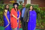 Dr Dhaneshree Naidoo with her parents and sister