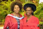 Professor Fikile Mtshali with her student Dr Claudine Muraranenza