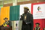 SRC representative at graduation